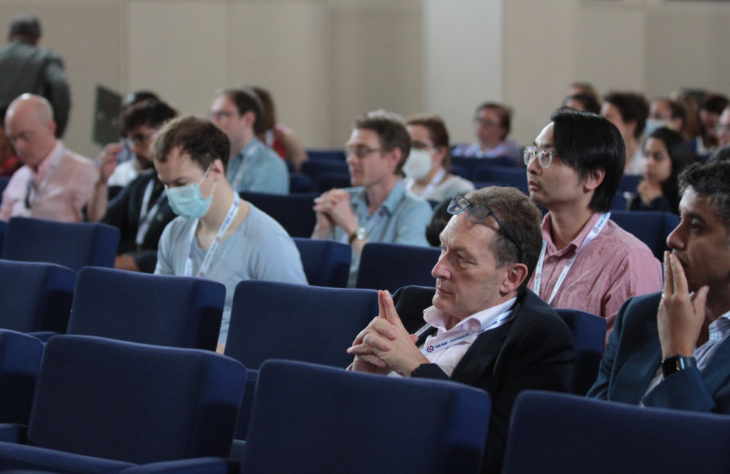 Audience listening during the Great Hall talks