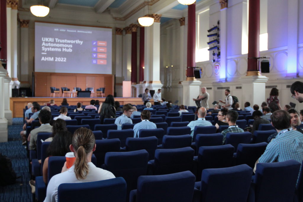 Delegates arriving for talks in the main hall