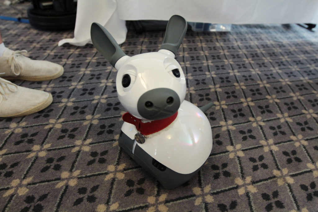 A small robot from the Cobot Maker Space