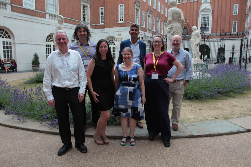 Members of the TAS teams in the BMA Courtyard