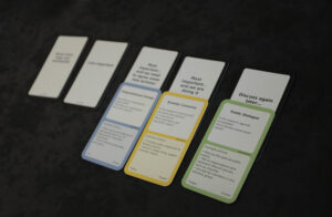 Some of the RRI Prompts and Practice cards